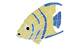 AquaStar Swim Designs Angel Fish Stencil Only | White | F1002-01