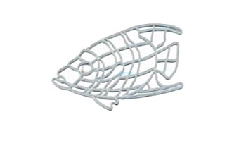 AquaStar Swim Designs Angel Fish Stencil Only | White | F1002-01