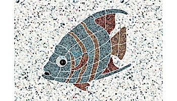 AquaStar Swim Designs Angel Fish Stencil Only | Gray | F1002-05