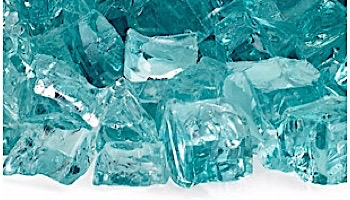 American Fireglass Half Inch Classic Collection | Evergreen Fire Glass | 10 Pound Jar | AFF-EVGR12-J