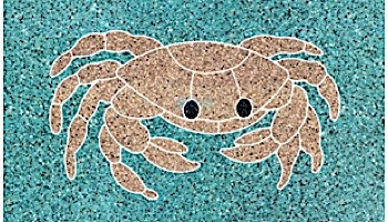 AquaStar Swim Designs Crab Stencil Only | White | F1003-01