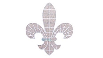 AquaStar Swim Designs Fleur de Lis Stencil Only | White | F1005-01