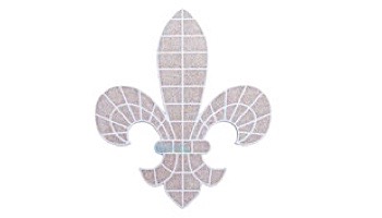 AquaStar Swim Designs Fleur de Lis Stencil Only | Gray | F1005-05