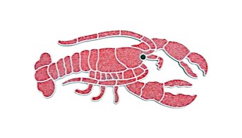 AquaStar Swim Designs Lobster Stencil Only | White | F1006-01