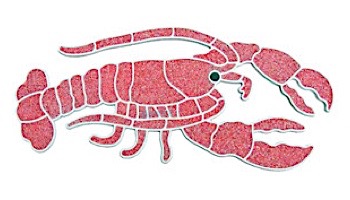 AquaStar Swim Designs Lobster Stencil Only | White | F1006-01