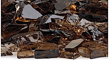 American Fireglass Half Inch Classic Collection | Black Fire Glass | 10 Pound Jar | AFF-BLK12-J