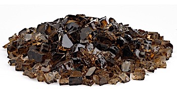 American Fireglass Half Inch Classic Collection | Copper Fire Glass | 10 Pound Jar | AFF-COP12-J