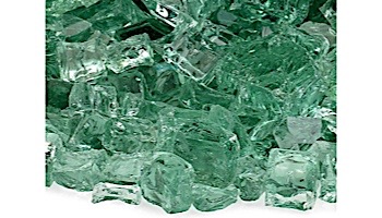 American Fireglass Half Inch Classic Collection | Evergreen Fire Glass | 10 Pound Jar | AFF-EVGR12-J