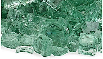 American Fireglass Half Inch Classic Collection | Evergreen Fire Glass | 10 Pound Jar | AFF-EVGR12-J