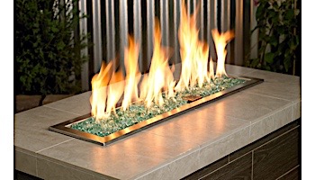 American Fireglass Half Inch Classic Collection | Evergreen Fire Glass | 10 Pound Jar | AFF-EVGR12-J