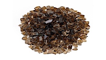 American Fireglass Half Inch Premium Collection | Copper Reflective Fire Glass | 10 Pound Jar | AFF-COPRF12-J