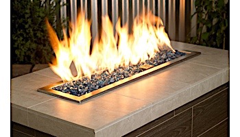 American Fireglass Half Inch Premium Collection | Blue Reflective Fire Glass | 10 Pound Jar | AFF-PABLRF12-J