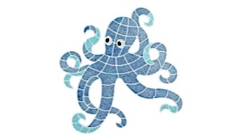 AquaStar Swim Designs Octopus Stencil Only | White | F1008-01