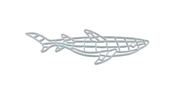 AquaStar Swim Designs Shark Stencil Only | White | F1010-01