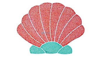 AquaStar Swim Designs Shell Stencil Only | Gray | F1011-05