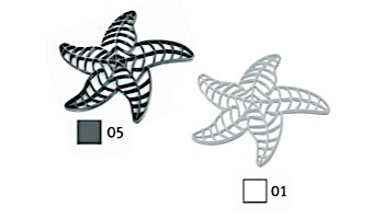 AquaStar Swim Designs Starfish Stencil Only | White | F1012-01