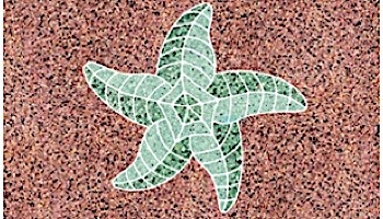 AquaStar Swim Designs Starfish Stencil Only | White | F1012-01