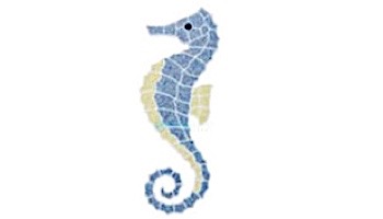 AquaStar Swim Designs Seahorse Medium Stencil Only | Gray | F1017-05