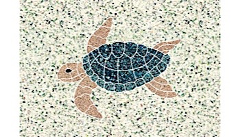 AquaStar Swim Designs Turtle Medium Stencil Only | Gray | F1023-05