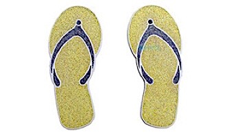 AquaStar Swim Designs Sandal Stencil Only Set of 2 | Gray | F1028-05