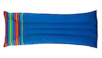 Texas Recreation Fab Foam Pool Float | Island Blue For Yellow Stripe Pillow | 8091100