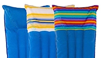 Texas Recreation Fab Foam Pool Float | Island Blue For Yellow Stripe Pillow | 8091100
