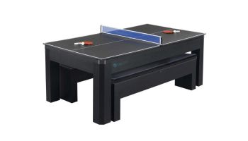 Hathaway Park Avenue 7-Foot Pool Table Combo Set with Benches | NG2530PR BG2530PR