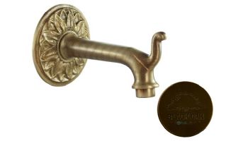 Black Oak Foundry Chianti Spout | Antique Brass / Bronze Finish | S14-AB