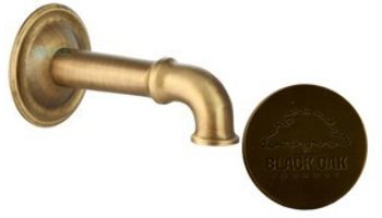 Black Oak Foundry Cortona Spout | Distressed Copper Finish | S27-DC