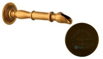 Black Oak Foundry Florentine Spout | Brushed Nickel Finish | S24-BN