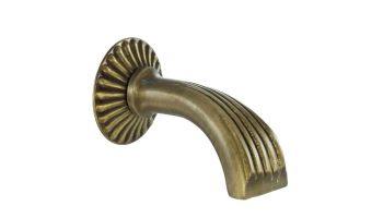 Black Oak Foundry Roma Spout | Antique Brass / Bronze Finish | S19-AB