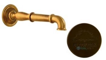 Black Oak Foundry Siena Spout | Distressed Copper Finish | S23-DC