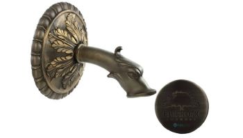 Black Oak Foundry Large Verona Spout | Antique Pewter Finish | S17-AP