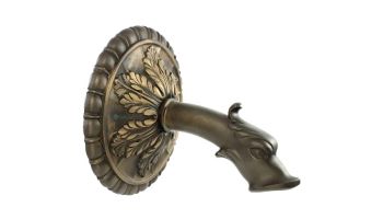 Black Oak Foundry Large Verona Spout | Antique Pewter Finish | S17-AP