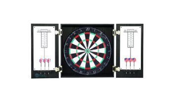 Hathaway Winchester Dartboard and Cabinet Set | Black | NG1044 BG1044