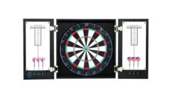 Hathaway Winchester Dartboard and Cabinet Set | Black | NG1044 BG1044