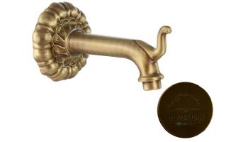 Black Oak Foundry Viareggio Spout | Antique Brass / Bronze Finish | S13-AB