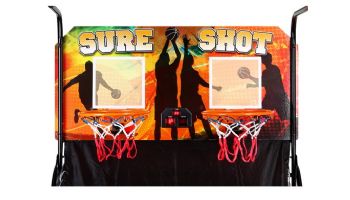 Hathaway Sure Shot 81-In Dual Basketball Arcade Game with LED Scoring | NG2233BL BG2233