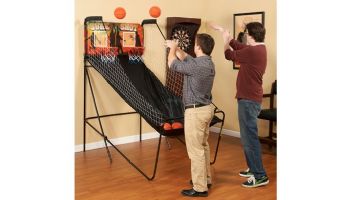 Hathaway Sure Shot 81-In Dual Basketball Arcade Game with LED Scoring | NG2233BL BG2233