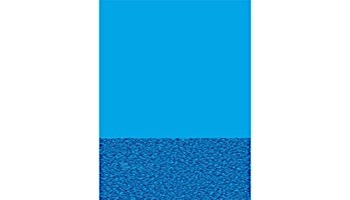 Blue Wall Pebble Bottom 18' Round Overlap Style Above Ground Pool Liner | 210018