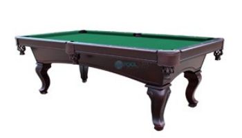 Hathaway Monterey 8-Foot Mahogany Slate Pool Table | Burgundy Felt | NG2585BR