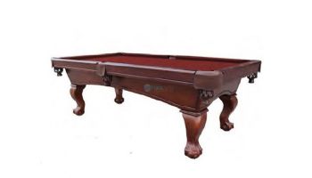 Hathaway Westport 8-Foot Antique Walnut Slate Pool Table | Red Felt | NG2690RD BG2690RD