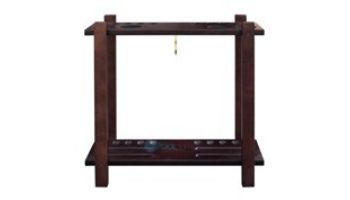 Hathaway Classic Floor Billiard Pool Cue Rack | Walnut | NG2567W BG2567W