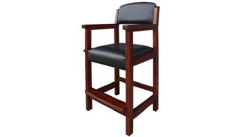 Hathaway Cambridge 30-In High Top Spectator Chair | Walnut Finish | NG2556W BG2556W
