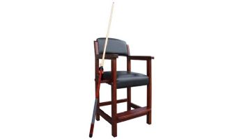 Hathaway Cambridge 30-In High Top Spectator Chair | Walnut Finish | NG2556W BG2556W