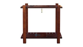 Hathaway Classic Floor Billiard Pool Cue Rack | Walnut | NG2567W BG2567W