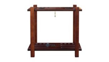 Hathaway Classic Floor Billiard Pool Cue Rack | Mahogany | NG2567M BG2567M