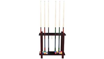 Hathaway Classic Floor Billiard Pool Cue Rack | Walnut | NG2567W BG2567W