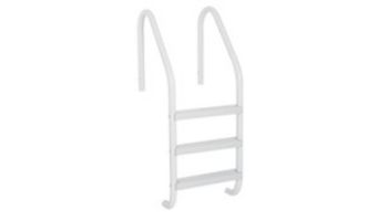 Saftron Economy 5-Step Ladder | .25" Thickness 1.90" OD | 24" W x 72" H | White | P-324-L5-W