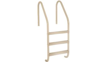 Saftron Economy 2-Step Ladder | .25" Thickness 1.90" OD | 24" W x 44" H | White | P-324-L2-W